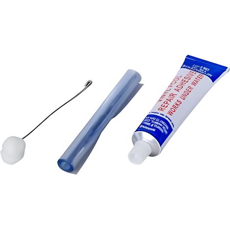 KIT COLLA RIPARAZIONE RAPIDA LINER PVC GONFIABILI PISCINA VASCA CANOTTO ACQUA