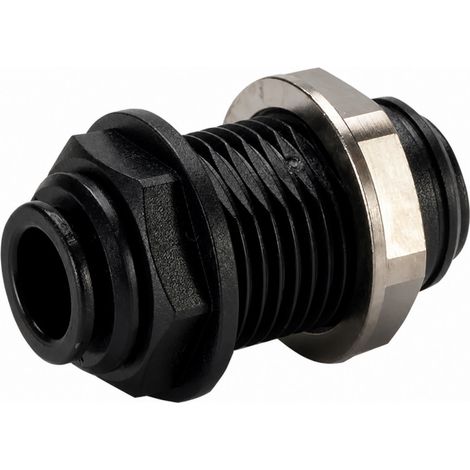 Wanddurchführung gleich Acetal, schwarz, 8mm