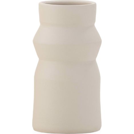 Vase en argile gris sculptural - Gris (1/4)