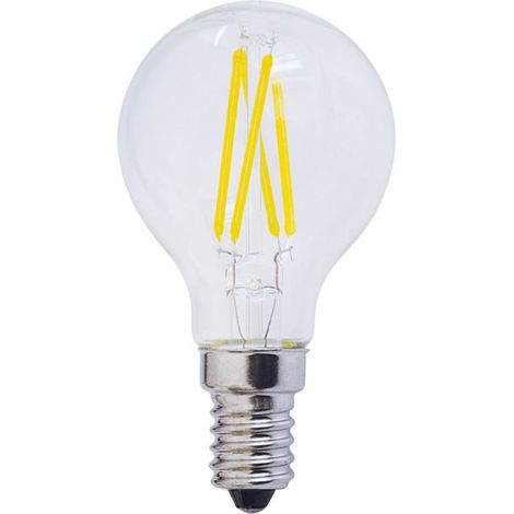 Lampadina a LED G45 E14 - FILAMENTO 4W - 400LM - 4500K - GLASS (1/3)