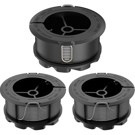 Lot de 3 bobines de Fil de Coupe de Rechange pour débroussailleuse, Fil de 1,5 mm de diamètre, bobines de Rechange f016800570, compatibles avec Bosch Universal GrassCut 18/18-26/18-260 (1/5)