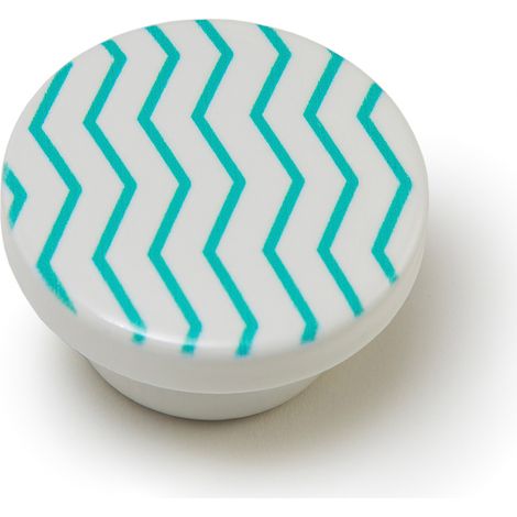 Boutons Bois Bleu 40mm Design Soul Bleu Unique - Reunion Industrial