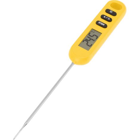 Thermomètre alimentaire à lecture instantanée, thermomètre de cuisine numérique avec sonde longue pour la cuisson de la viande et des aliments. (1/5)