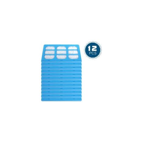 JTC-2101 Cartouche de filtre pour distributeur d'eau pour animaux 12pcs Bleu (1/5)