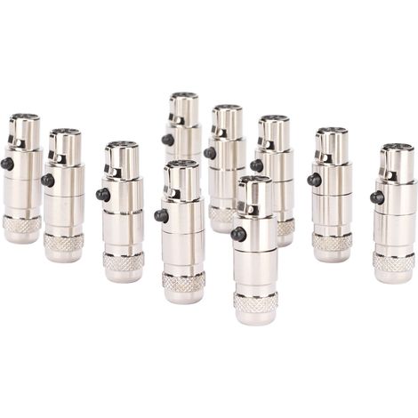 Connecteur XLR Femelle 4 Pôles Compact avec Réduction de Bruit pour Microphone Stéréo (1/5)