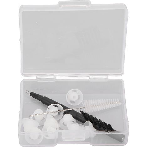 Amplificateur auditif avec embouts ouverts souples, légers et interchangeables, lot de 1 avec outils de nettoyage et brosses (1/5)