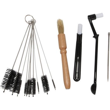 Kit de nettoyage pour machine à café (5 pièces) : brosse pour moulin à café (1/5)
