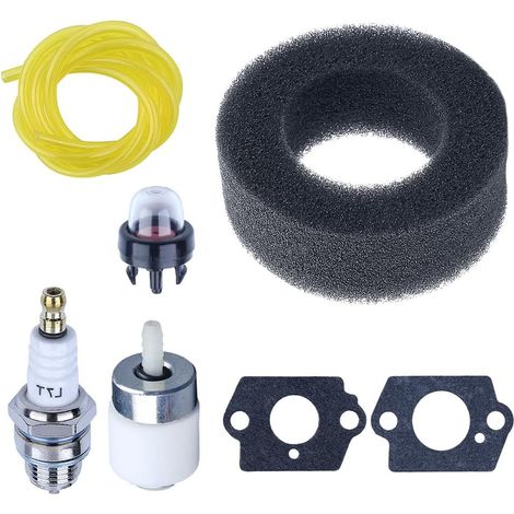 Kit de filtre à air, carburant, ligne et amorce, pour bineuse Bolens Bl410 21Bk410G163, Bl410 21B-121R765, Bl410 21A-121R965, taille-bordures à essence Bl100 41Bd100G765 (1/5)