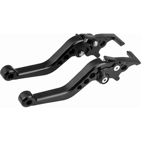 1 Paire de Leviers de Frein à Double Disque en Aluminium CNC pour Scooter - Usiné, Performances Améliorées, Look élégant, Compatible avec Différents Modèles, Disponible en Plusieurs couleurs. (1/5)