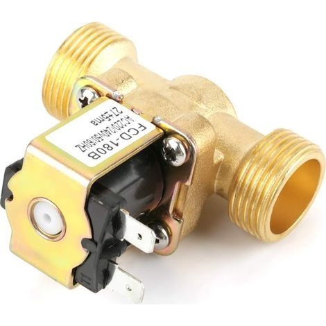 Elektrisches Magnetventil G3/4 Wassereinlass 2-Wege N/C Wechselstrom, normalerweise geschlossen 220/240 V FCD-180B (1/4)