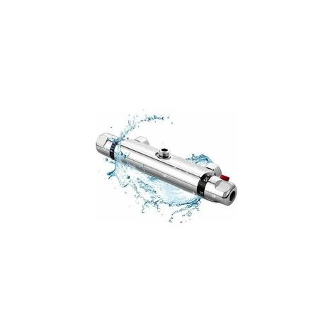 Mitigeur thermostatique de douche baignoire tout cuivre, sécurité anti-brûlure 38 °C –