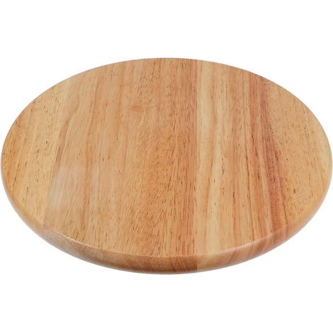 Siège de Remplacement pour Chaise Ronde en Bois Massif, Assise Confortable et Solide, Tabouret de Bar Classique Adapté pour Café et Maison (1/5)