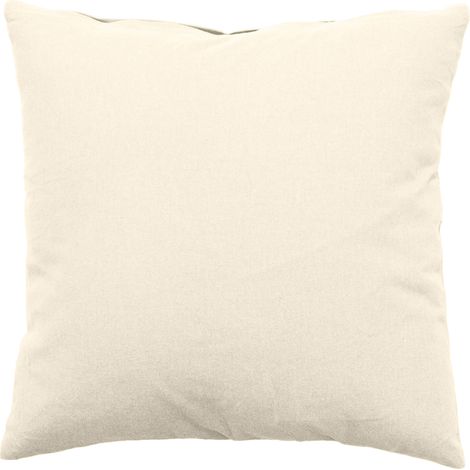Homemaison – Coussin déhoussable 40 x 40 cm en coton uni – Confort optimal avec rembourrage polyester – Lavable en machine à 30°C