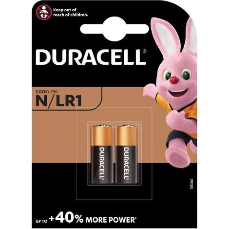2 Batterie Duracell Alkalina 1,5 V N Mn9100 Lr1 Kn Batteria Alkaline Telecomando