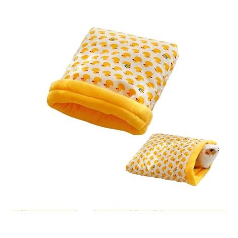Hut Bed for Small Animals Soft Fleece Nest and Easy to Clean Accessory for Your Guinea Pig or Hamster Cage (1/5)