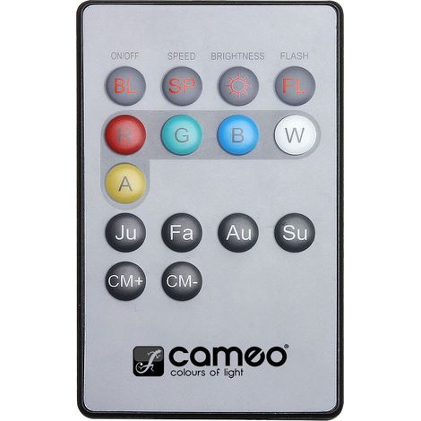 Mando a distancia Cameo flat PAR CAN - Mando a distancia para la lámpara PAR flat PAR CAN