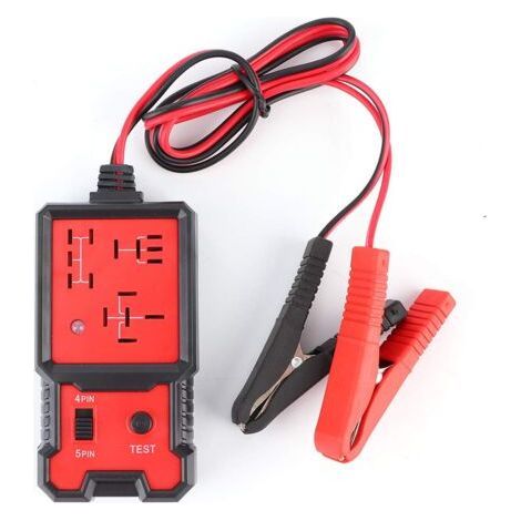 Testeur de relais automobile, testeur de relais automobile électronique 12 V outil de vérificateur de batterie de Diagnostic de voiture automatique (1/5)