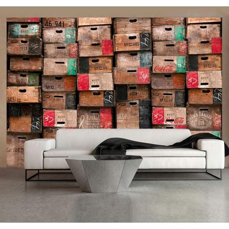 Papier peint dans le dos... - 200 x 140 cm (1/4)