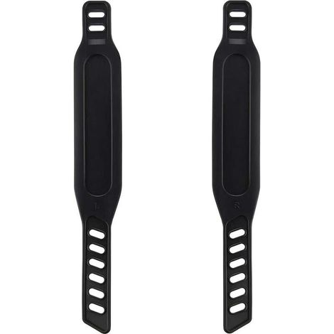 Per confezione da 2 cinghie per pedali per cyclette, cinghia per pedali resistente universale con lunghezza regolabile per la maggior parte dei pedali di bici, cyclette, bici da casa o da palestra (1/5)