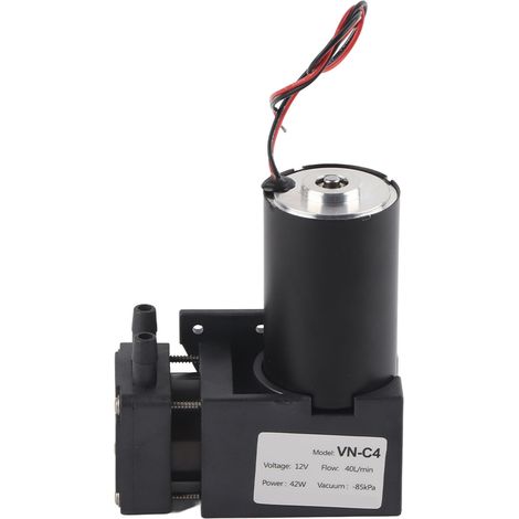 Pompe à vide miniature 12V DC sans balais, pièce mécanique silencieuse pour industrie, accessoire VN-C4 (1/5)