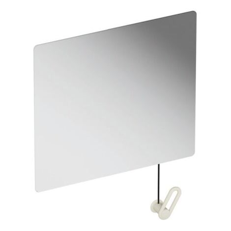 HEWI 801.01B100 99 Miroir basculant Série 801, mat, avec enroulement de câble (1/2)