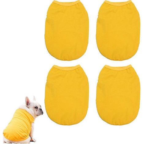 Camisetas para perros Camiseta suave para perros Ropa básica para mascotas Ropa básica para cachorros (1/5)
