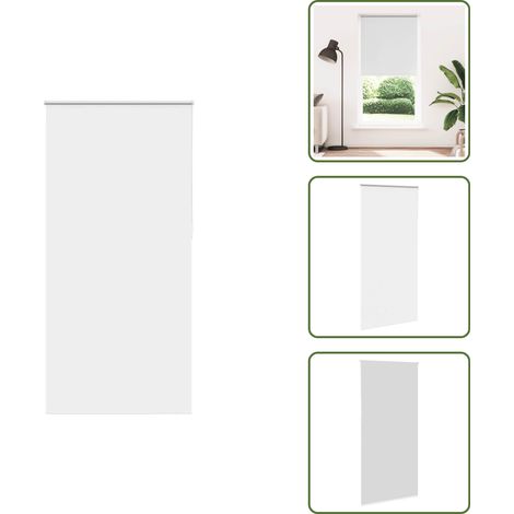 Verdunkelungsrollo Weiß 115x210 cm Stoffbreite 110,7 cm - Verdunkelungsrollo - Verdunkelungsrollos - Rollo - Verdunklungsrollo (1/5)