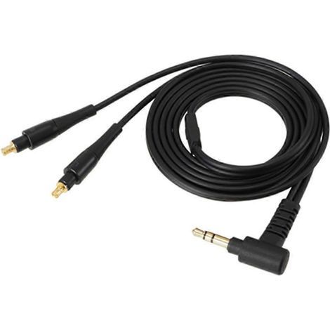 120 cm langes Ersatz-Audiokabel für ATH-SR9, ES770H, ES750, ESW950 Kopfhörer – 3,5 mm – Schwarz