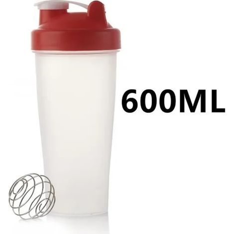 ®Rising FF Shaker à Vinaigrette - 600ml - Rouge - Mélangeur Amovible - Pour Sauce et Huile