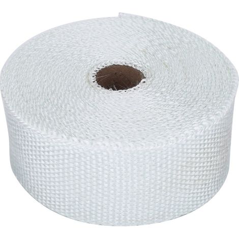 Ruban isolant thermique blanc haute température 33FT pour échappement auto moto (1/5)