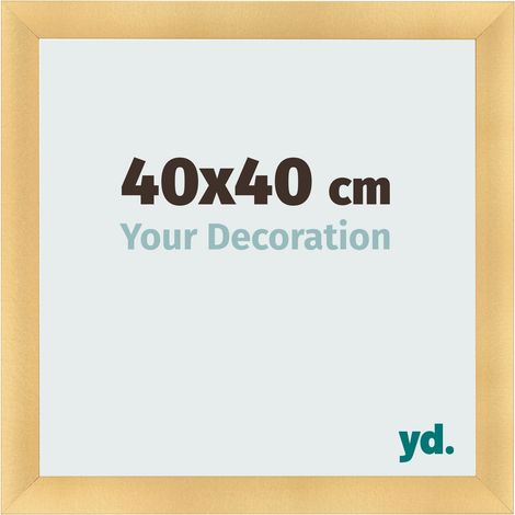 yd. - Cadre photo 40x40 - Or Mat - MDF - Pisa (1/5)