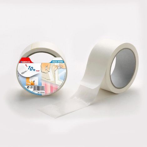 Ruban adhésif pour remplissage de fissures Geko 10 m x 50 mm