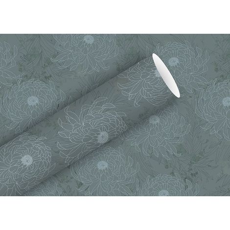 Braun & Company Geschenkpapier grau 1,5 m x 70 cm Geschenkverpackungen