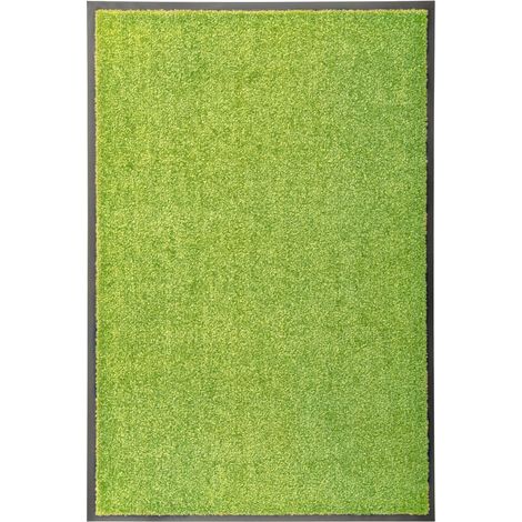 Felpudo lavable verde 60x90 cm vidaXL