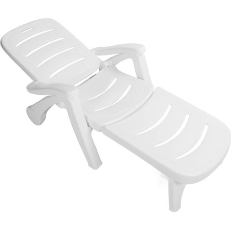 Sedia da spiaggia pieghevole in plastica, sedia da giardino, sedia da piscina, per pisolini, leggera e portatile