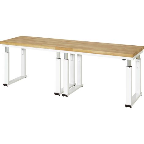 STIER Elektrisch Höhenverstellbare Werkbank Premium BxTxH 2500x700x740-1140 mm