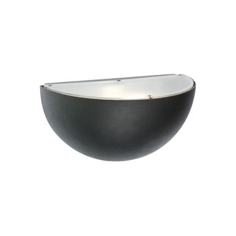 Applique quarto di sfera umbe grigio per arredo esterno giardino 490/16 sovil (1/3)