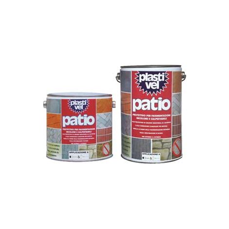 Impermeabilizzante, idrorepellente, antiossidante, antistatico 2,5LT PATIO PLASTIVEL