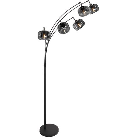 Lampadaire noir Tenebris 5 lumières - 4214ZW (1/3)