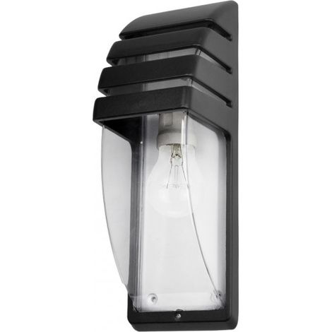 FABRILAMP Aplique Exterior negro modelo ELNATH Aluminio Ip44
