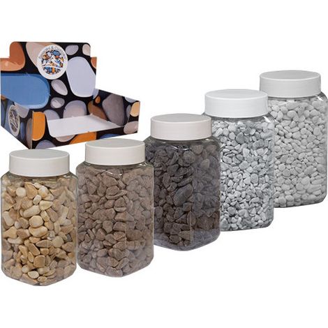 Surtido de guijarros decorativos naturales – Pack de 15 piezas – Ideales para jarrones y centros de mesa