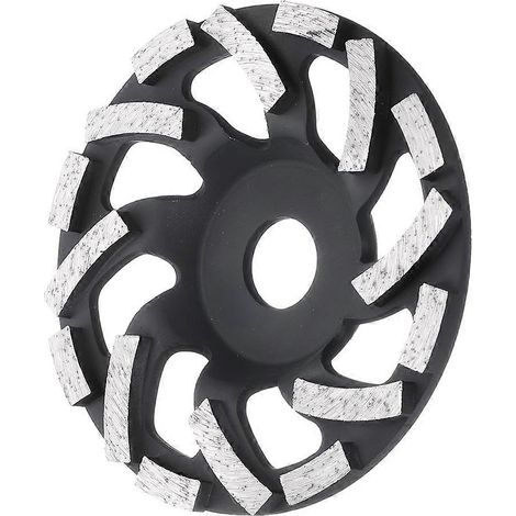 Disques de ponçage pour béton de 12,7 cm (5 pouces) pour l'élimination des revêtements époxy, tige de 22,2 mm (7/8 pouce) avec segments diamantés - JBMEDIA (1/4)