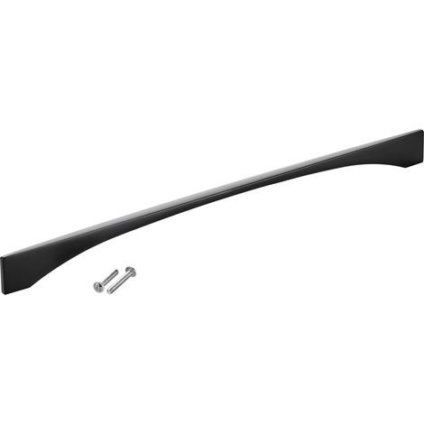 SOTECH Möbelgriff Bügelgriff Blackline XIV schwarz matt Schubladengriff Schrankgriff inkl. Schrauben - Bohrlochabstand (BA) 320 mm, 1 Stück (1/4)