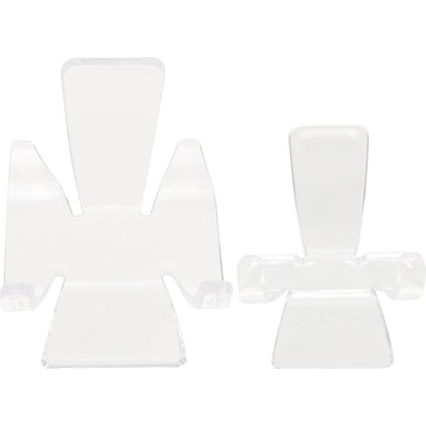 Présentoir en plastique pour boules de cristal et pierres minérales, (1/5)