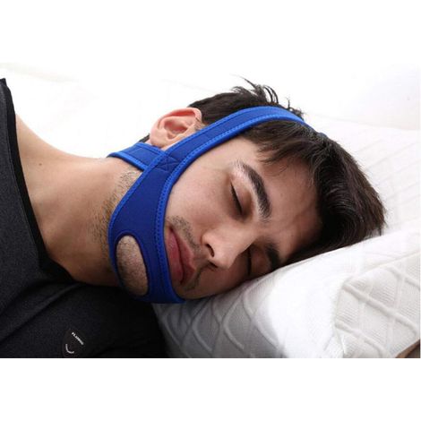 Mentonnière réglable anti-ronflement et anti-ronflement pour dormir (1/5)