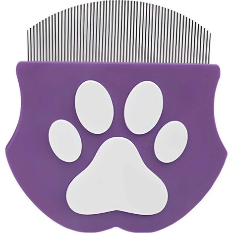 Mini Peigne Anti-Puces pour Animaux - Acier Inoxydable Dents Fines (1/5)