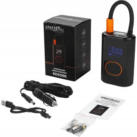Compresor de batería multifuncional de 5000 mAh Kraft&Dele (1/5)