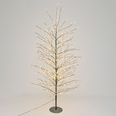 Albero Ramo Tiglio Marrone 200cm 1120 MicroLED FlashLED IP44 Peraga Christmas (1/2)