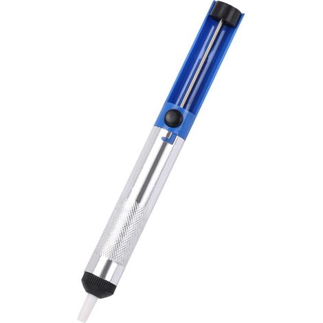 Pompe à souder, kit de pompe à dessouder, pompe à dessouder, pompe à dessouder en alliage d'aluminium, buse en silicone résistante aux hautes températures pour et aspiration de soudure
