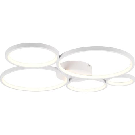 Plafoniera da Interno a Led in Metallo Bianco Opaco (1/2)